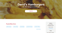 Desktop Screenshot of davidshamburgers.com